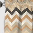 thumbnail image 3 of Designart "Soft Chevron Tranquility" Chevron Blackout Curtain Single Panel, 3 of 4