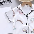 thumbnail image 6 of Caqnni Toddler Girls 2Pcs Cute Flower Summer Outfits Set – Short Sleeve T-Shirt + Pants Gift Set Summer 2Pcs Gift Outfits Set 2Pcs Summer Playwear Beach Outfits 5-6 Years,White, 6 of 7
