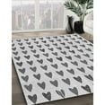 thumbnail image 2 of Ahgly Company Indoor Square Patterned Battleship Gray Area Rugs, 8' Square, 2 of 6