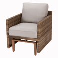 Better Homes & Gardens Davenport Patio Wicker Glider Chair with Beige