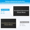 thumbnail image 4 of Uxcell Anodized Aluminum Sheet Metal, Laser Plates Engraving Blanks Rectangle for Crafting DIY House Laser Engraving Black 8x12 inch 1Pc, 4 of 6