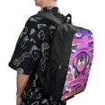 thumbnail image 5 of Cartoon The Midnight Gospel Shoulder Backpack School Bag Bookbag Multipurpose Laptop Backpack, 5 of 5