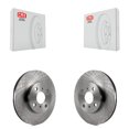thumbnail image 1 of CMX Front Disc Brake Rotors Pair for Car Toyota Echo MR2 Spyder K8-100320, 1 of 8