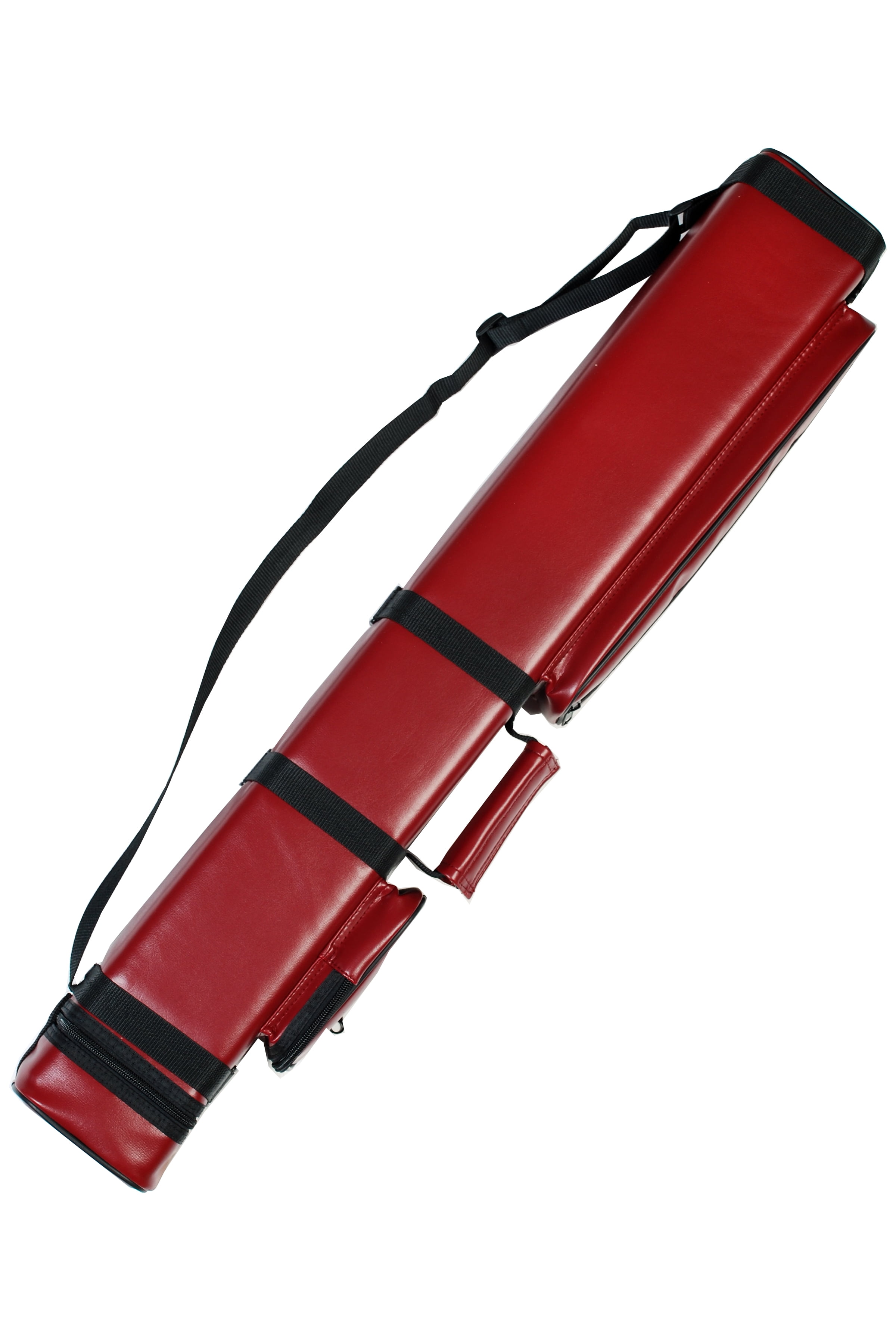 Photo 1 of 3X6 Hard BilliardsStick Pool Cue Case Dark Red 3 X 6