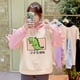 thumbnail image 5 of Sudadera con capucha de dinosaurio estilo Y2K para mujer, sudaderas con capucha con cuernos bonitos, suéteres hawaianos de otoño e invierno, ropa a juego para adolescentes de Halloween, 5 of 5