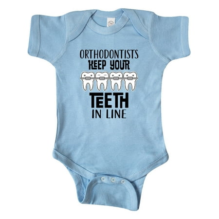 

Inktastic Funny Orthodontist Dental Quote Gift Baby Boy or Baby Girl Bodysuit