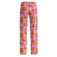thumbnail image 5 of RUPKUL Halloween Pants Women Casual Adult Costumes Style Comfy High Waisted PJ Lounge Bottoms Soft Wide Leg Sleepwear, XXL, 5 of 6