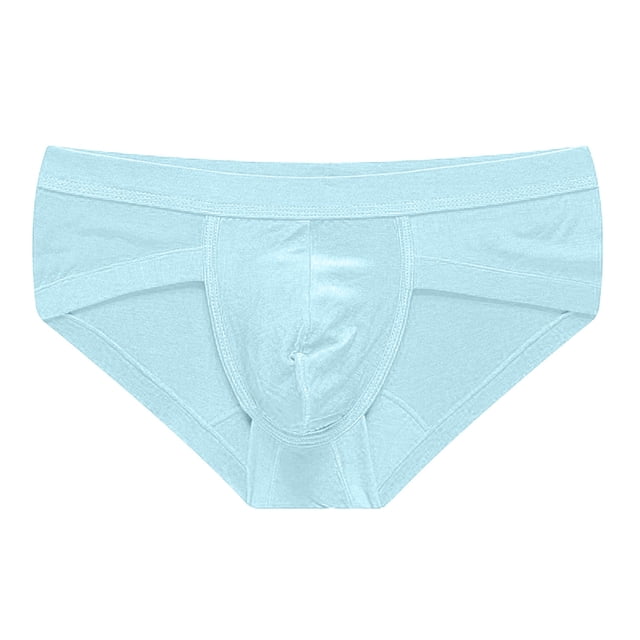 StSilkitty Men's Briefs Low Rise Elastic Soft Breathable Underwear Lightweight No Ride-Up Bikini Underpants