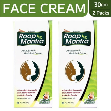 Roop Mantra Ayurvedic Fairness Face Cream, 30g (Pack of (Best Ayurvedic Beauty Products In India)