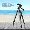 thumbnail image 2 of Takama Flip-Zip Tripod Monopod Kit, for Camera andSmartphone with Mount Head and Lightweight Compact Bag for Multi-Functional Photo, Video and Phone   Photography, 2 of 10