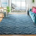thumbnail image 3 of SAFAVIEH Tulum Lakisha Distressed Southwestern Area Rug, 12' x 15', Navy/Ivory, 3 of 8