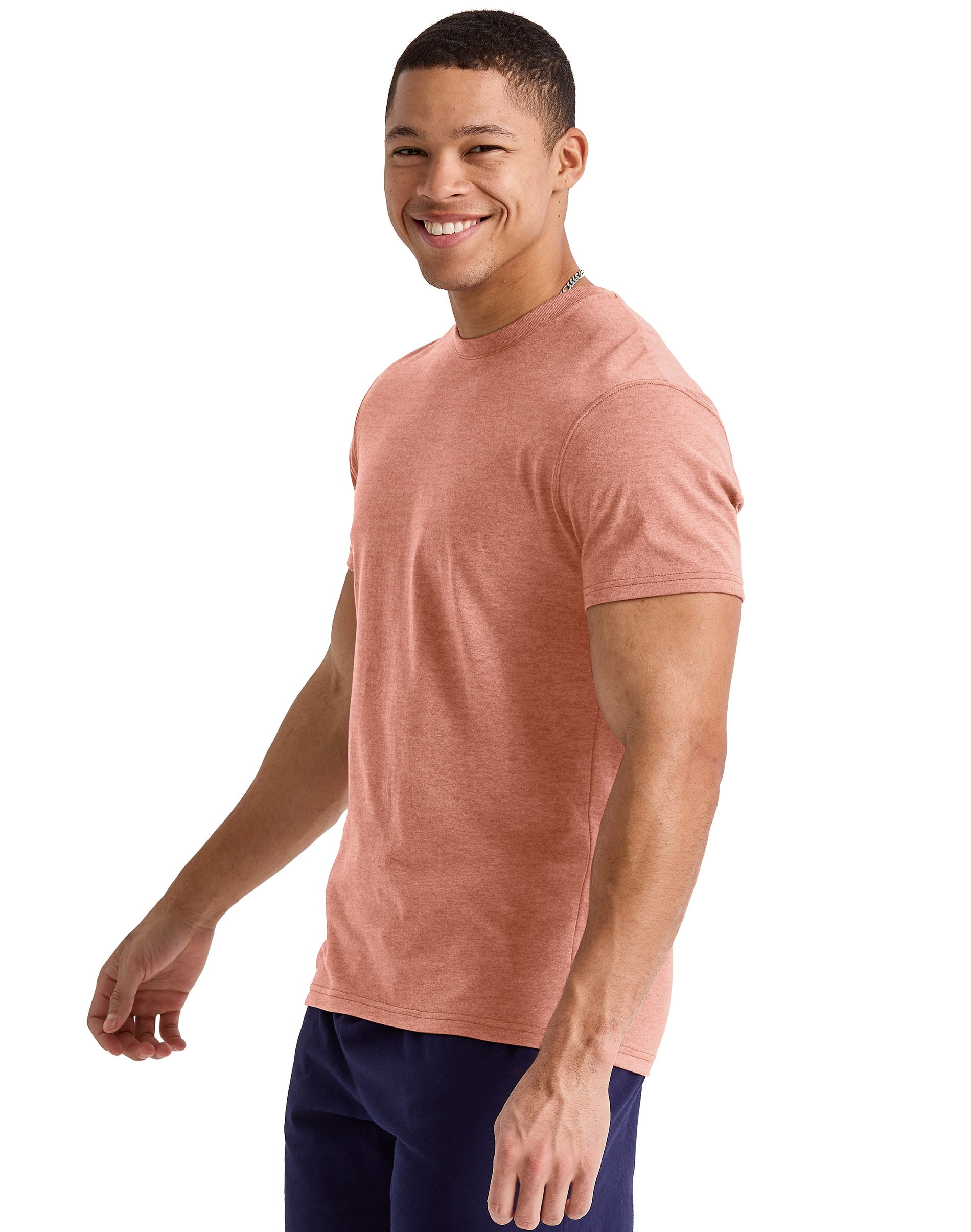 Hanes Originals Men's T-Shirt Short Sleeve Tri-Blend Crewneck Modern Fit