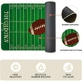 thumbnail image 6 of Touch Down American Football Court Kitchen Mats Set of 2, Rugby Boy Home Decor Low-Profile Kitchen Rugs for Floor - 17x29 and 17x47 Inch, 6 of 6