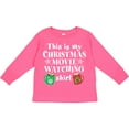 thumbnail image 3 of Inktastic This is My Christmas Movie Watching Shirt Boys or Girls Long Sleeve Toddler T-Shirt, 3 of 5
