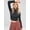 Black, variant on Women's Half-Turtleneck Solid Color Knitted T-shirt Slim Fit Midriff-Baring Top