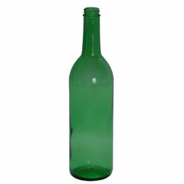 750 ml Green Glass Claret Bottles, screw top
