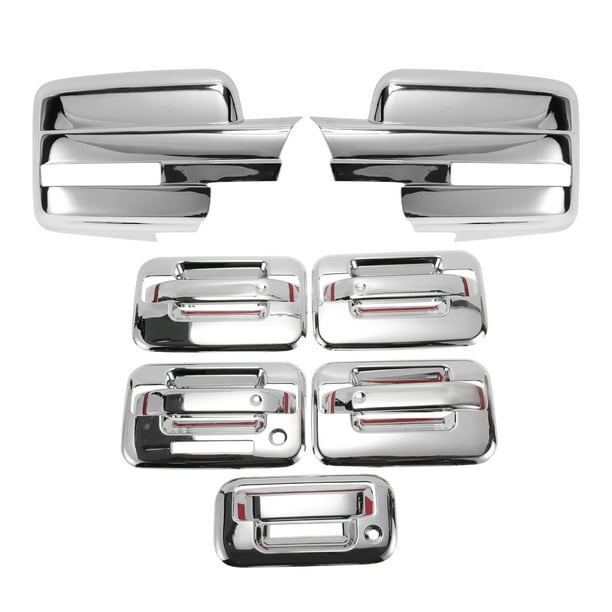 Reemplazo de tapa de espejo Unique Bargains para Ford F150 2009-2014, cubierta de guardia de espejo con agujero para señal de giro, 1 juego