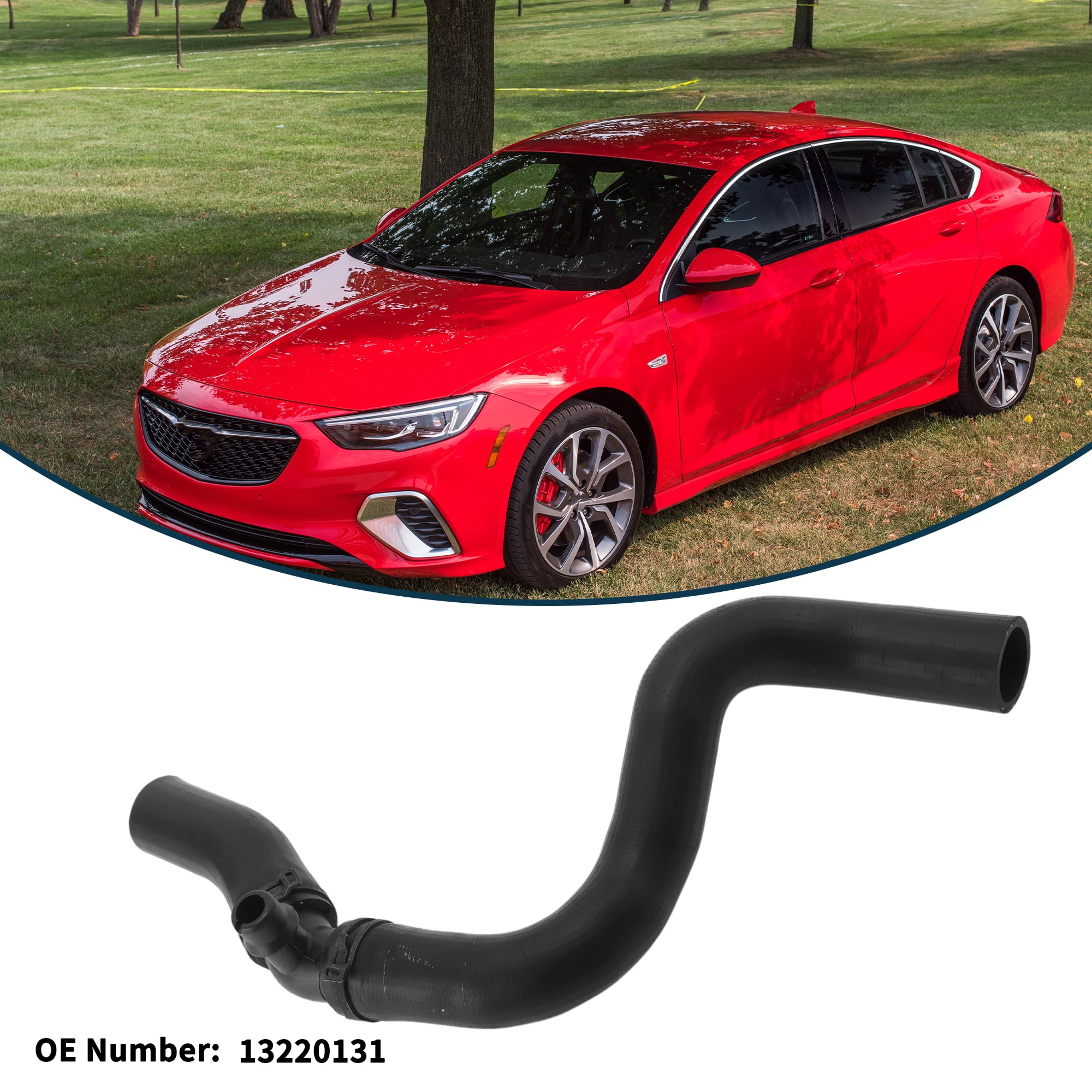 Unique Bargains Radiator Hose Heater Hose Radiator Outlet Hose Pipe No.13220131 Water Pipe