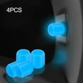 thumbnail image 3 of 4PCS Universal Fluorescent Car Tire Valve Cap Luminous Bike Tire Valve Stem Cap, 3 of 9