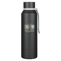 Water Bottle SS Black Stand Firm 1 Cor. 16:13, (Hardcover)