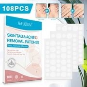 108pcs/Pack Skin Tag Removal Patches Set, Effective Wart Removal Stickers For Skin Tags Dry And Fall Away