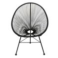 thumbnail image 4 of ACAPULCO CHAIR Wire Chair IN BLACK SET OF 2, 4 of 7