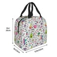 thumbnail image 4 of Kdxio Fun Animal with Unicorn Print Insulated Lunch Bag,Reusable Tote Lunch Box for Women Men,Leakproof Cooler Lunch Bags for Work Office Travel Picnic, 4 of 6