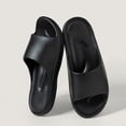thumbnail image 2 of Dakaela Shower Shoes for Men Women with Arch Support Non Slip Quick Drying Slides Lightweight College Dorm Bathroom Sandals Black Size 7.5, 2 of 5