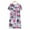 Black, variant on Summer Cotton Silk Short Sleeved Sleep Dress For Middle Women New Loose Fitting Home Wear Elderly Sleepwear Plus Size Dress
