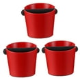 thumbnail image 4 of MLINS 3 pcs  Coffee Grounds Bucket Slag Bin Espresso Knock Box Coffee Recycling Box (Red), 4 of 8