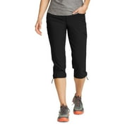 Women's Eddie Bauer Waterproof Rainier Active Capris Color: Black Size: 16