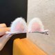 thumbnail image 1 of Pinzas de Orejas de conejo para niñas, pasadores Kawaii hechos a mano, accesorios para el cabello para niños, 2 unidades por juego, 1 of 5