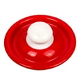 thumbnail image 2 of Dinnerware Decorative Tea Kettle Red White Polka-dot Enamelware Teapot 1.1-qt. (1 L), 2 of 6