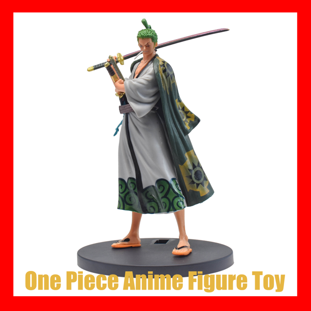 One Piece Anime Roronoa Zoro Action Figure in Kimono DXF Wano Country