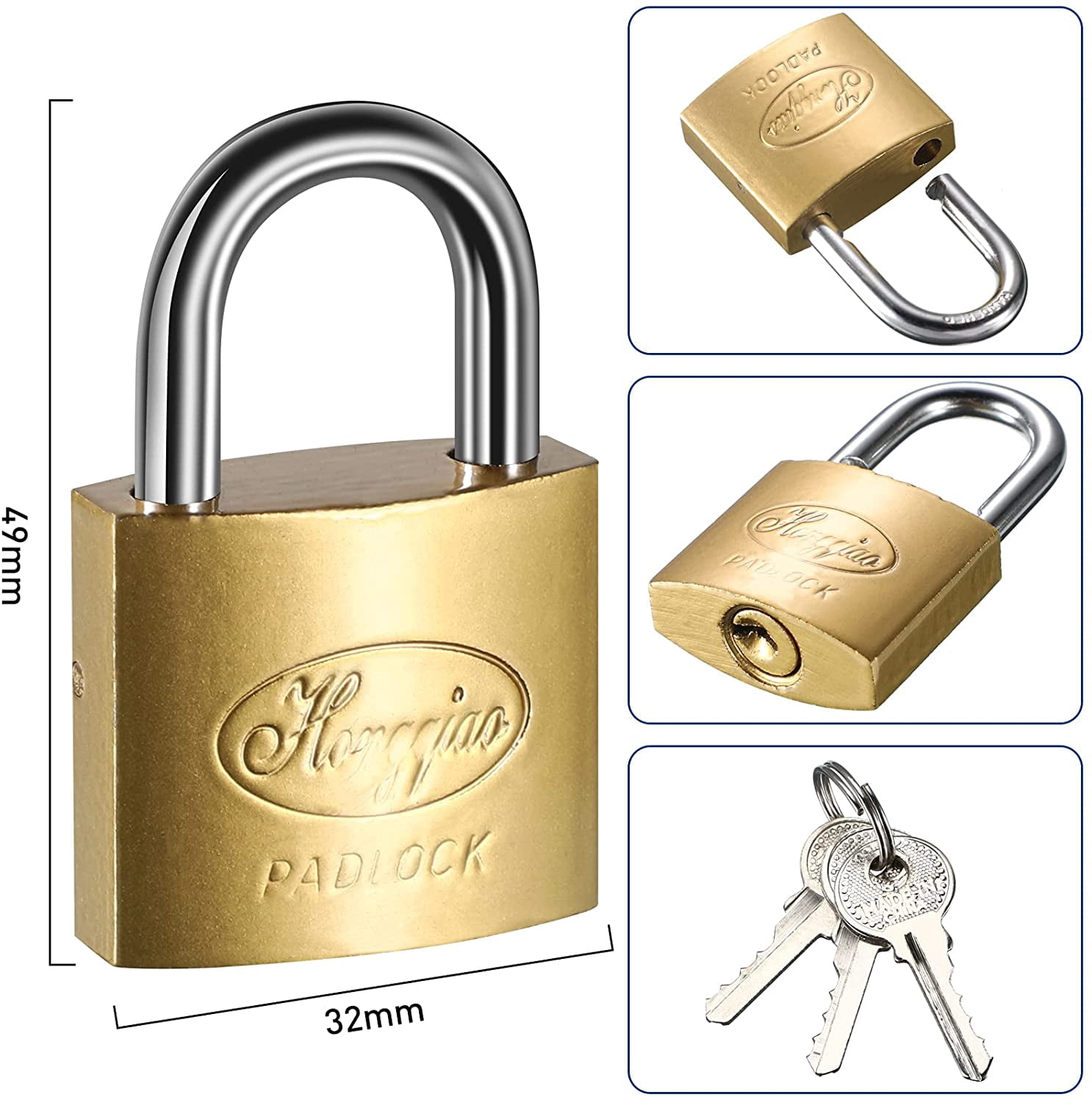 2 Set Refrigerator Locks with Keys Adhesive Fridge Freezer Door Lock Cabinet Drawer Security Restrictor for Adults Roommates