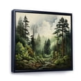 thumbnail image 2 of Designart "Pine Forest Tree" Landscapes Floater Framed Canvas Art Print, 2 of 7