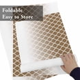 thumbnail image 6 of Brown Gradient Geometric Placemats Set of 6,Wipeable Washable Table Mats for Dining Tables, Modern Minimalist Art Place Mats for Kitchen Event Party Tabletop Decor, 6 of 9