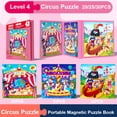 thumbnail image 1 of Montessori Kids Toys Magnetic Advance Educate Book 3-In-1 Fruit Animal Marine Dinosaur Cognitive Early Education Puzzle Play, 1 of 5