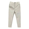 thumbnail image 1 of HBFAGFB Mens Pants Summer Casual Outdoor Slim Tracksuit Pants Versatile Simple Trousers Beige Size XL, 1 of 5