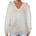 thumbnail image 3 of RongHuan Sweatshirt for Women Color Block Drawstring Lightweight Hoodies Zip Up Long Sleeve Jackets, 3 of 9