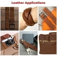thumbnail image 6 of ELW 6-7 oz. 2.4-2.8mm Straps, Belts, Strips  Cognac 1-1/4" X 60" 3.2cm X 152.4cm  Full Grain Leather Bison Hide DIY Craft Projects, Bag, Chap, Motorcycle, Shoe, Clothing, Jewelry, Wrapping, 6 of 8
