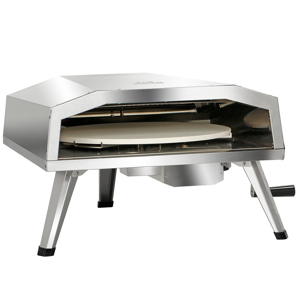 Big Horn Propane Pizza Oven 16in. Outdoor Gas Pizza Oven Stainless