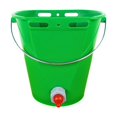 thumbnail image 1 of Cubo alimentador para terneros, cubo para terneros, suministros para , fácil instalar, práctico, alimentación gran capacidad, Verde con 1 pezón, 1 of 8
