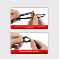 thumbnail image 3 of Archery Finger Sling, Archery Bow Hand Rope Polyester  for Training Black,Blue,Colorful, 3 of 8