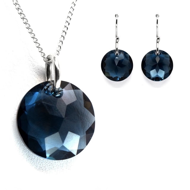Juego de Aretes y Cadena ZVEZDA Dije Corte Classic Plata Mexicana Ley .925