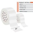 thumbnail image 2 of BIGSKU Packing Tape, 3inch x 110 Yards, Design for Shipping, Sealing, Mailing, Storage, Moving, Packing, 24 Pack, Ultra Clear, 2 of 5