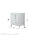thumbnail image 5 of Wyndham Collection Wcv252530scxsxxm24 Daria 29" Single Free Standing Vanity Cabinet -, 5 of 7