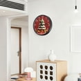 thumbnail image 6 of Voice Activated Clock with Glow Light 12 Inch Large Silent Wall Clock Battery Operated for Home Decor 3d Christmas Tree, 6 of 8
