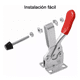 thumbnail image 4 of Palanca de sujeción Labg GH-201B 90 kg Uso Rudo 6 Pzs Plata/Rojo, 4 of 5