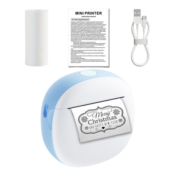 YongCo Sticker Maker Wireless Label Printer Inkless Compact For Notes DIY